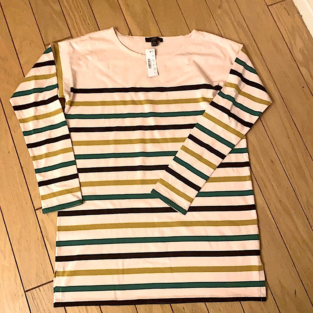 NWT J. Crew Stripe T Shirt